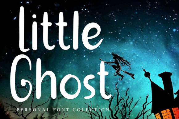 Little Ghost Font Poster 1