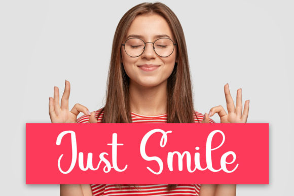 Little Girly Font Poster 3