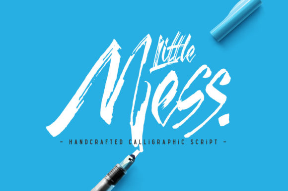 Little Mess Font Poster 1