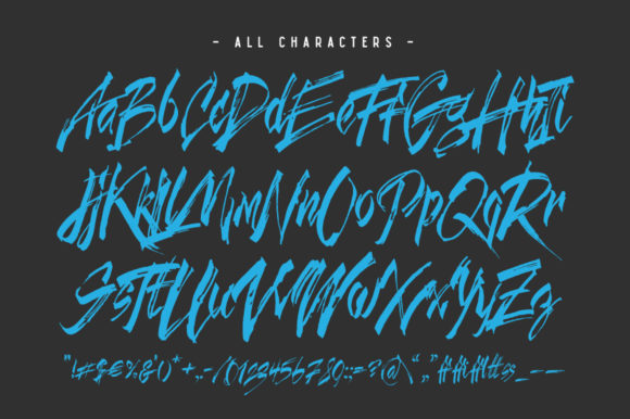 Little Mess Font Poster 2