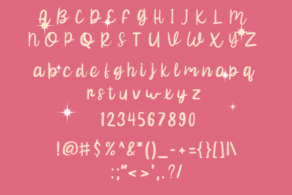 Little Pudding Font Poster 6