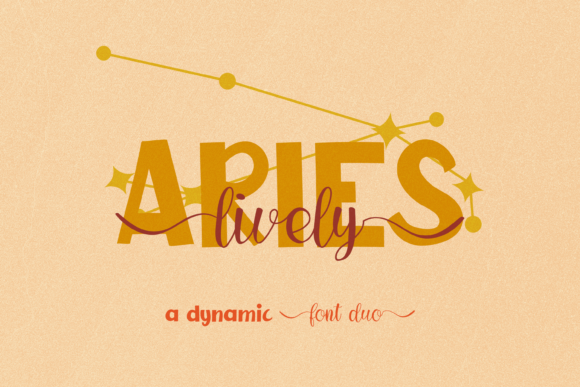 Lively Aries Duo Font Poster 1