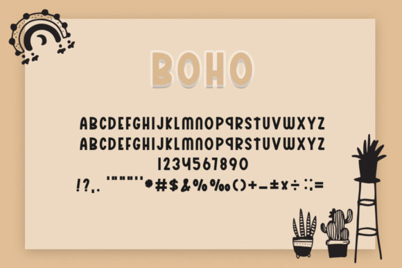 Livia Boho Font Poster 10