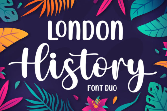 London History Duo Font Poster 1