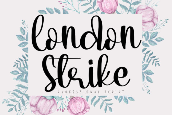 London Strike Font Poster 1