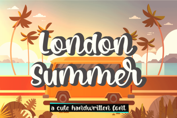 London Summer Font Poster 1