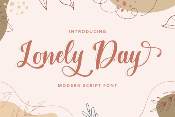Lonely Day Font Poster 1