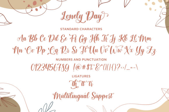 Lonely Day Font Poster 7