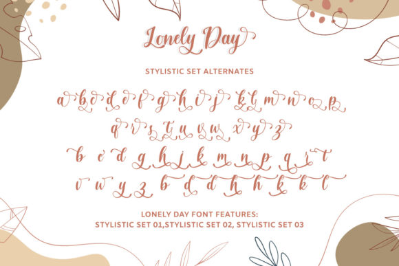 Lonely Day Font Poster 8
