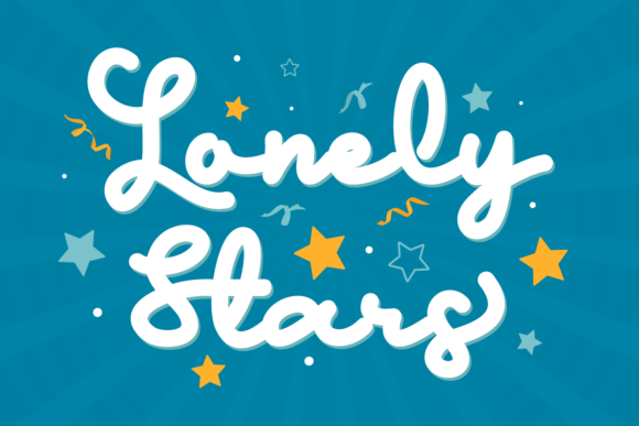 Lonely Star Font Poster 1