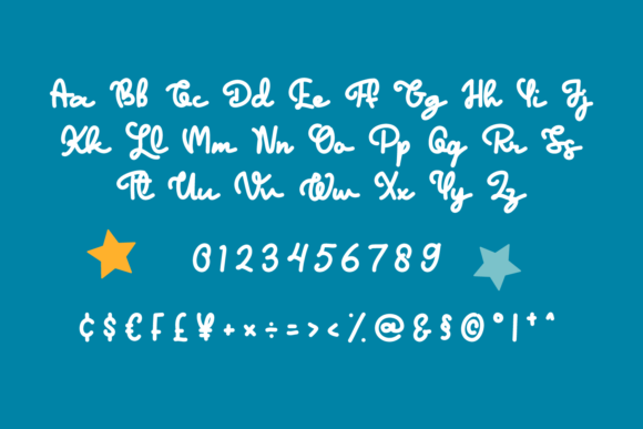 Lonely Star Font Poster 2