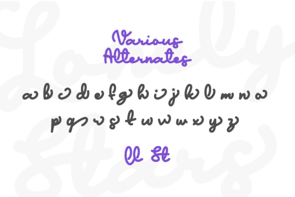 Lonely Star Font Poster 5
