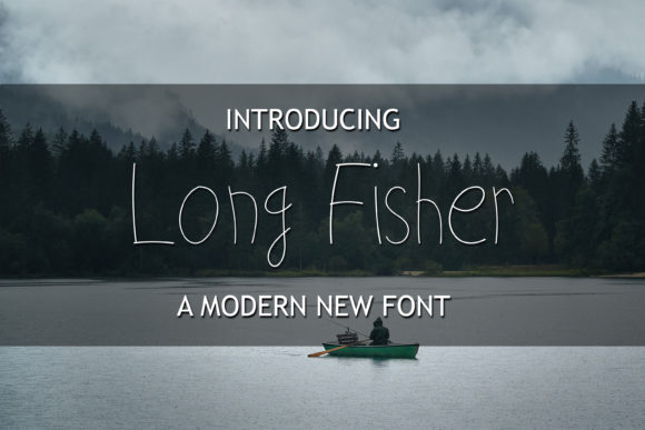Long Fisher Font Poster 1