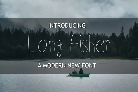 Long Fisher Font Long Fisher Font Poster 1