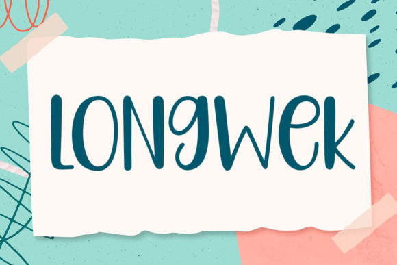 Longwek Font Poster 1