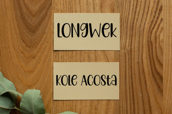 Longwek Font Poster 3