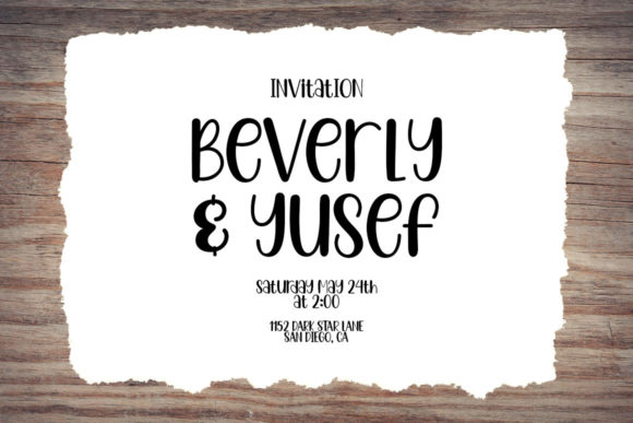 Longwek Font Poster 4