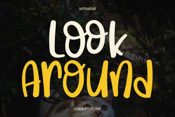 Look Around Font Look Around Font Poster 1