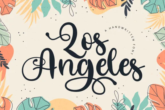 Los Angeles Font Los Angeles Font Poster 1