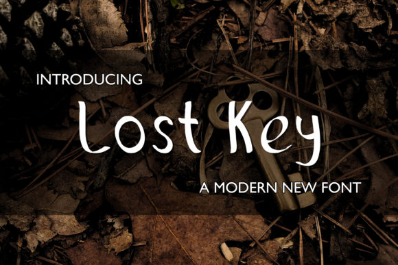 Lost Key Font Poster 1
