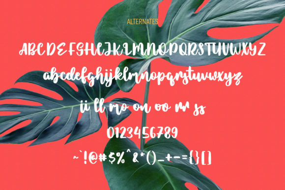 Lostmithy Script Font Poster 9