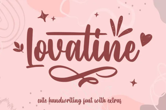 Lovatine Font Lovatine Font Poster 1