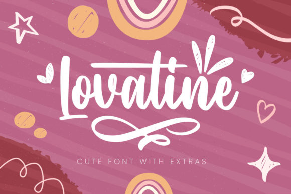 Lovatine Font Poster 13