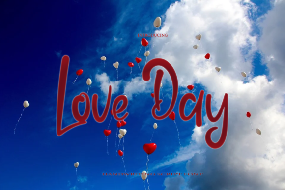 Love Day Font Poster 1