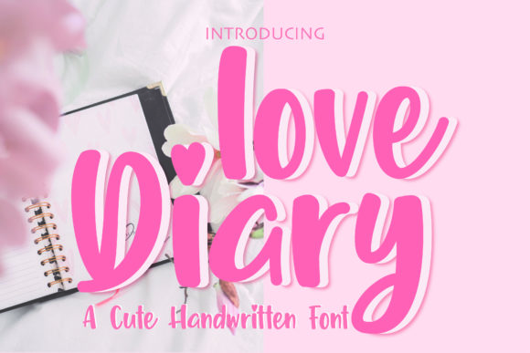 Love Diary Font Poster 1