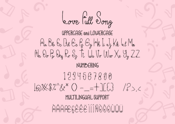 Love Full Song Font Poster 2