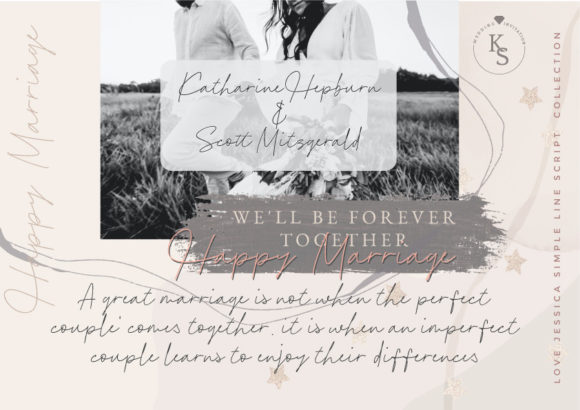 Love Jessica Font Poster 4
