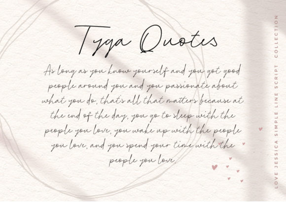 Love Jessica Font Poster 7