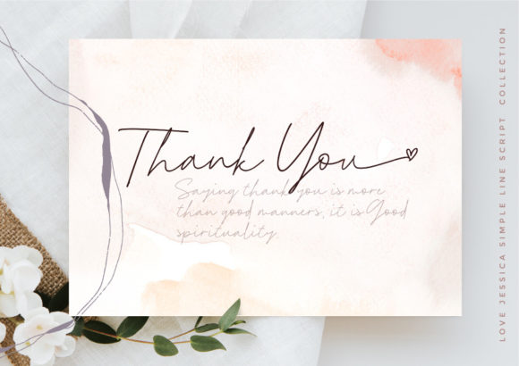Love Jessica Font Poster 9
