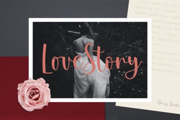 Love Story Font Poster 5
