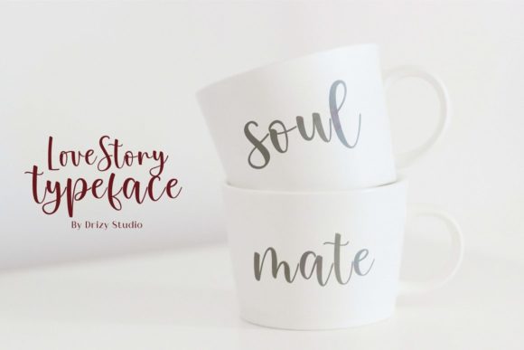 Love Story Font Poster 6