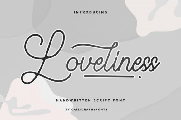 Loveliness Font Poster 1