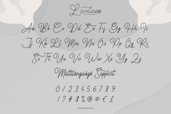Loveliness Font Poster 4