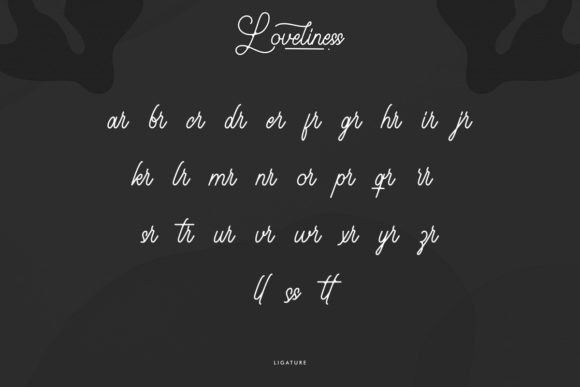 Loveliness Font Poster 6