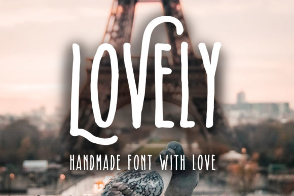 Lovely Font Poster 1