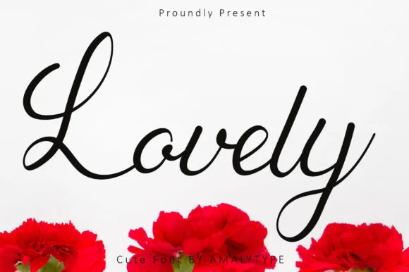 Lovely Font Lovely Font Poster 1