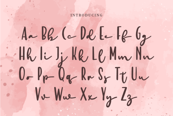 Lovely Beige Font Poster 4