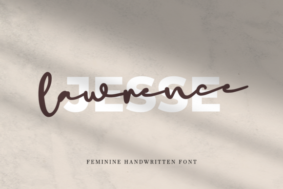 Lovely Beige Font Poster 6