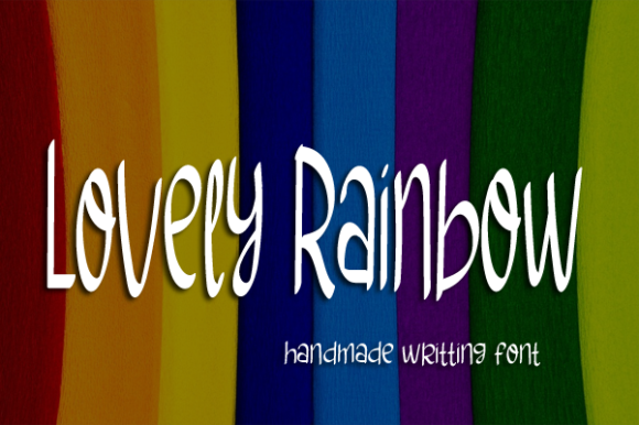 Lovely Rainbow Font