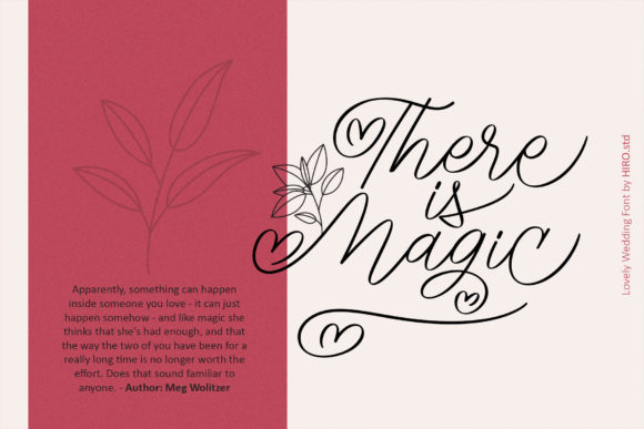 Lovely Wedding Font Poster 2