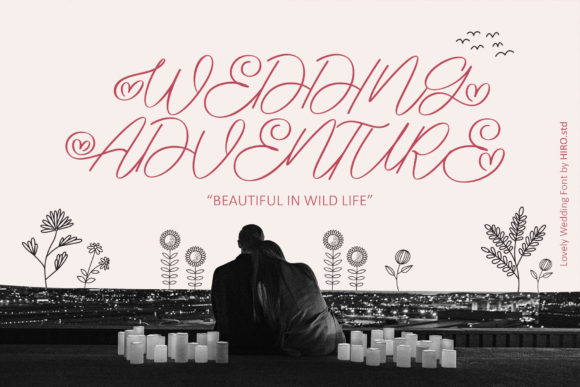 Lovely Wedding Font Poster 7