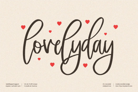Lovelyday Font Poster 1