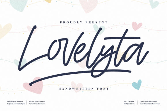 Lovelyta Font Poster 1