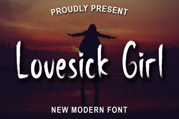 Lovesick Girl Font Poster 1