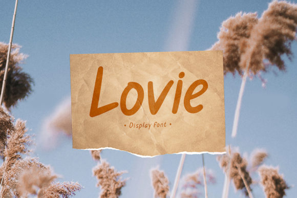 Lovie Font Poster 1