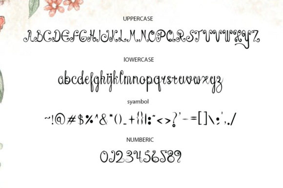 Lovina Font Poster 4